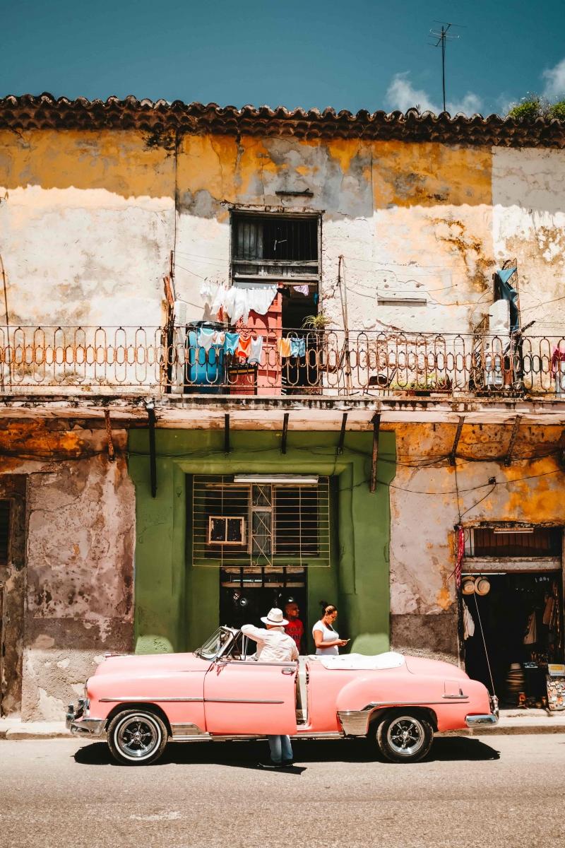 cuba car and street