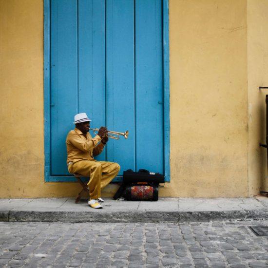 cuba man playing music